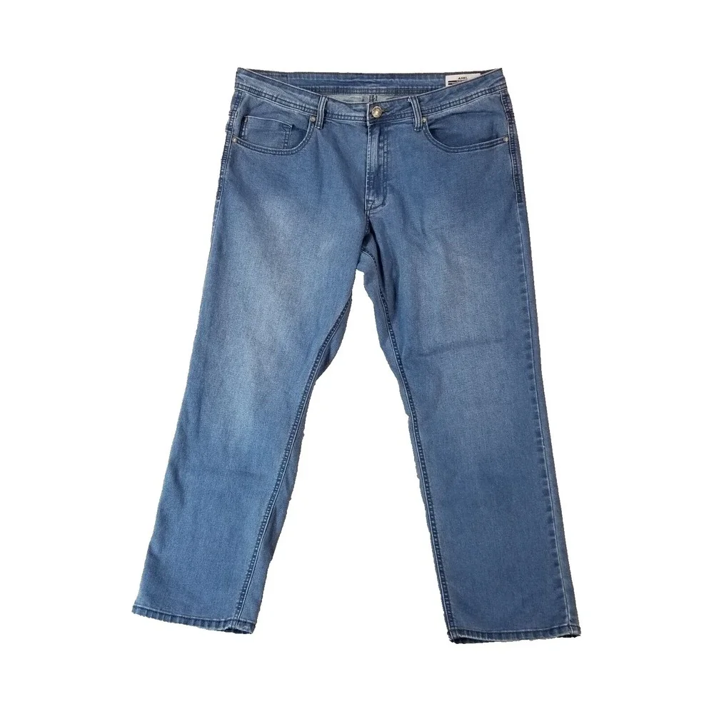 Buffalo David Bitton jeans mens 38 x 30 Axel slim straight blue flex denim pants